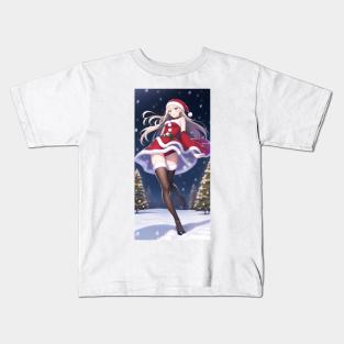 Santa Girl Kids T-Shirt